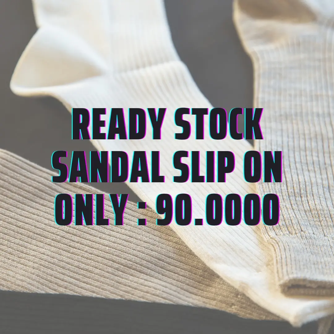 SANDAL SLIP ON BLACK