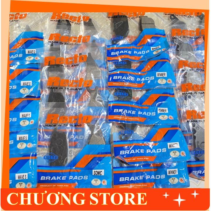  Bố thắng đĩa RECTO Trước Sau cho xe Winner Ex150 Ex135 Ex155 Satria Raider Sonic Sirius Sirius FI Jupiter Smash AB FI Lead125,... 