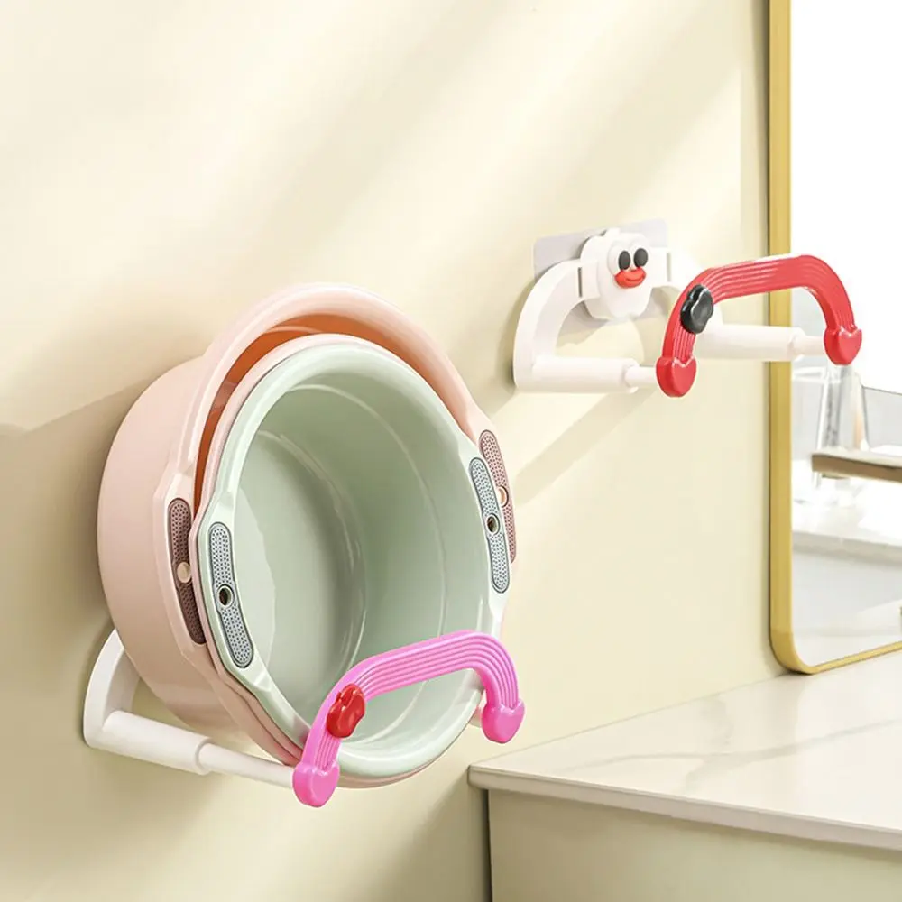 Practical Scalable Washbasin Rack Waterproof Multifunctional Washbasin Storage Holder Self-adhesive Dopamine Basin Hooks for Bathroom