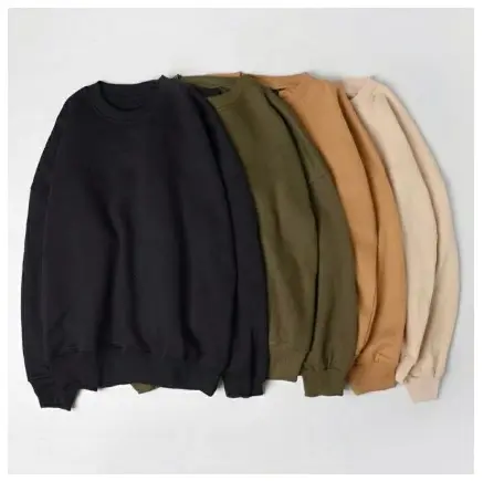 SWEATER POLOS OVERSIZE L-XL-XXL | SWEATSHIRT CREWNECK BASIC POLOS PRIA WANITA Fleece Nyaman Panjang Oblong