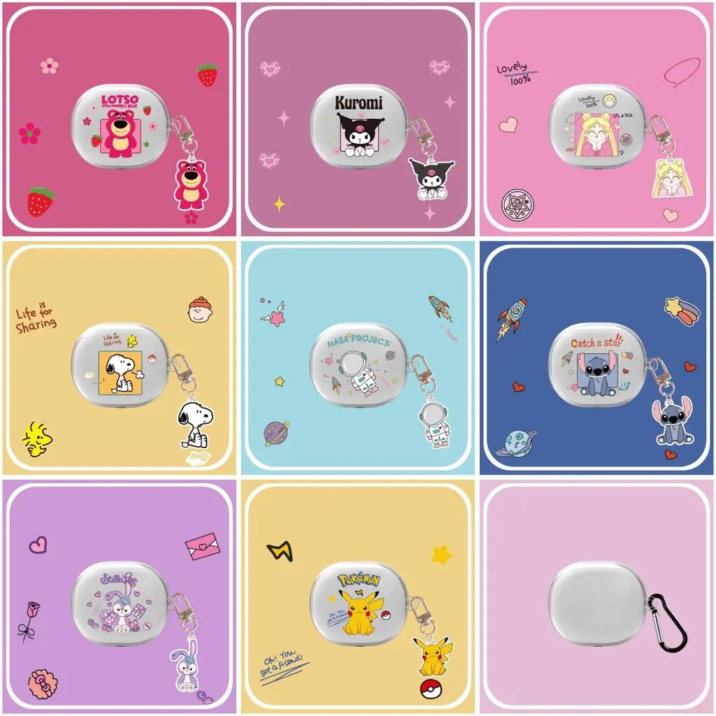 Cho Redmi Buds 4 Lite Case Ốp Lưng Tai Nghe Mềm, Thiết Kế Hoạt Hình Dễ Thương, Trong Suốt