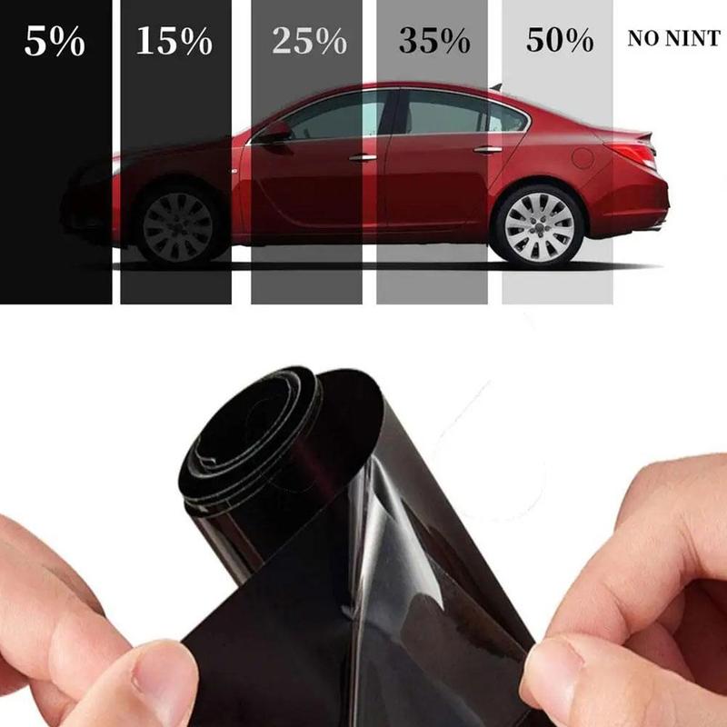 Product Introduction of Sun Shade Film For Car 1/5/15/25/35/50 Percent Window Tint Film Glass Sticker Sun Shade Film K2L7 53