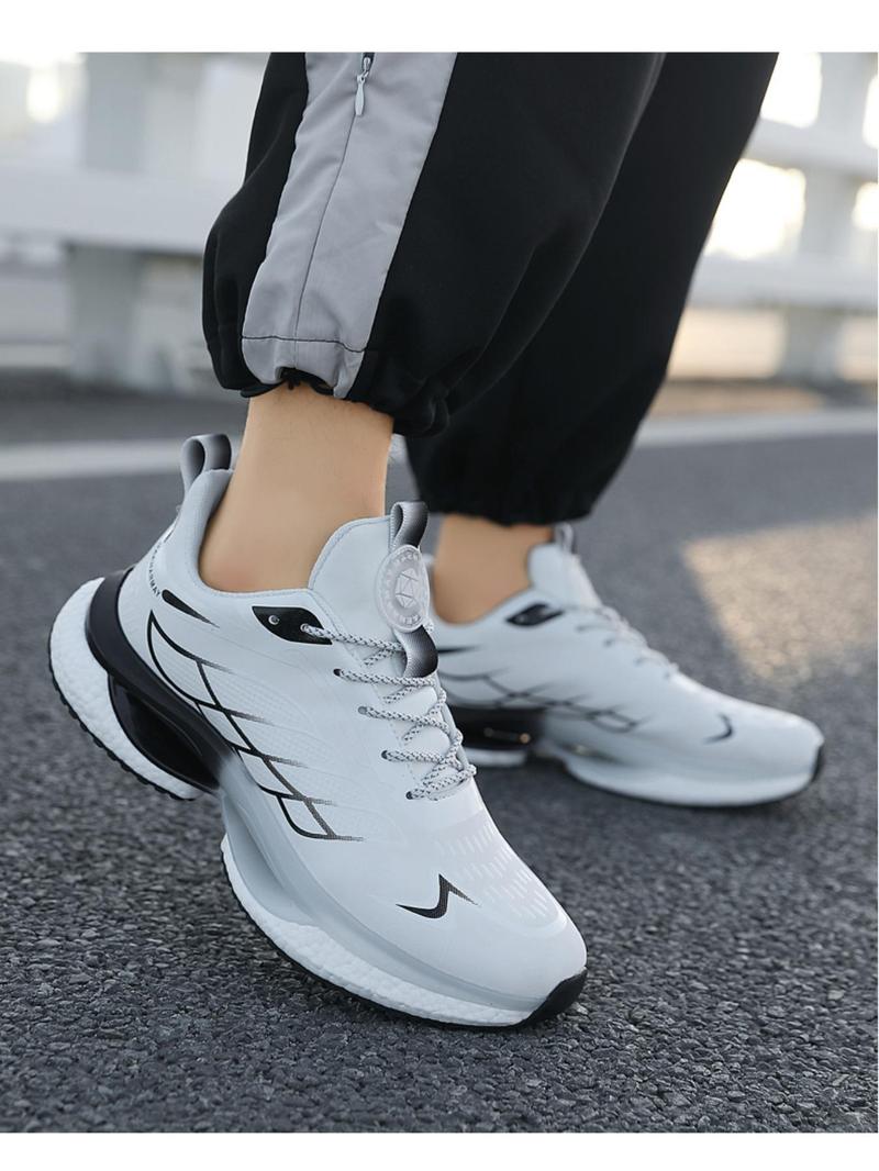 Product Introduction of Women's Fashionable Lace Up Mesh Breathable Lightweight Running Shoes, Casual Comfortable Sports Shoes, All-match Round Toe Shoes for Daily Wear 7