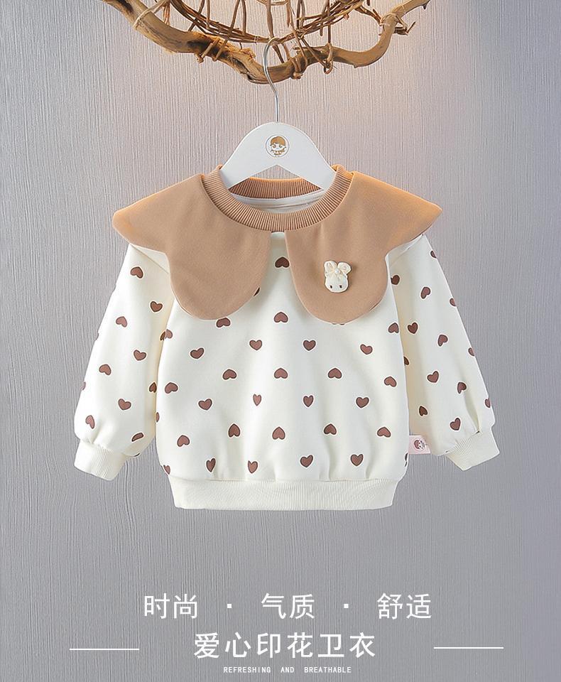 Product Introduction of Áo Len Em Bé Cho Bé Gái, Phong Cách Phương Tây, Áo Dài Tay, Quần Áo Mùa Thu Cho Trẻ Em, Quần Áo Chui Đầu, Hàng Mới Về Cho Mùa Xuân Và Mùa Thu, 2024 2