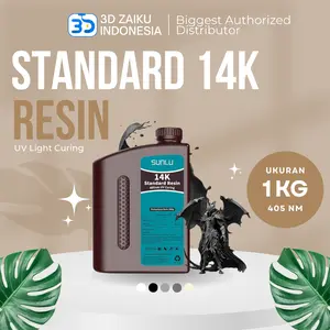 SUNLU 14K Standard Resin 1 KG 405 nm UV Light Curing LCD DLP MSLA 3D Printer