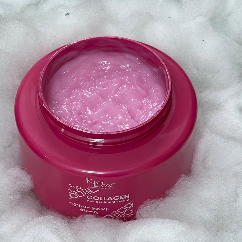 Kem ủ - hấp tóc siêu mềm mượt collagen Kenlox 1000ml Nữ Women 5