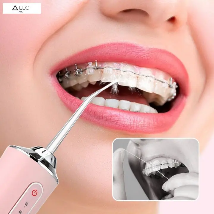 Máy Tăm Nước Cầm Tay Oral Irrigator - Tăm Nước Vệ Sinh Răng Miệng Hàng Chính Hãng Tiện Dụng Cho Gia Đình 2