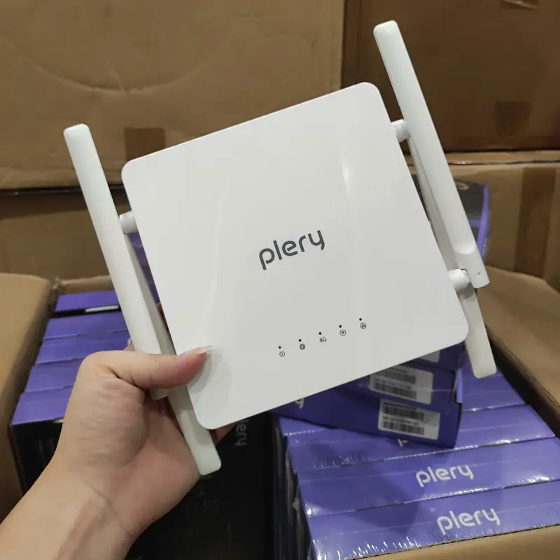 [VNS] Plery R602 Bộ Phát Wifi 4G 4 Râu Gấp Gọn (1 Wan/Lan) Kết Nối 32 Thiết Bị Không Kén Sim - Thiết Bị Mạng Việt Nam 4