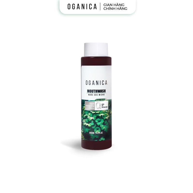 Nước Súc Miệng OGANICA Khử Mùi Hôi Miệng Tự Nhiên 200ml