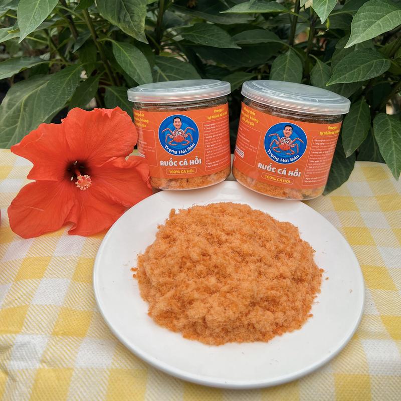 Combo 2 hũ Ruốc cá hồi Trọng Hải Sản thơm ngon bổ dưỡng hũ 100g