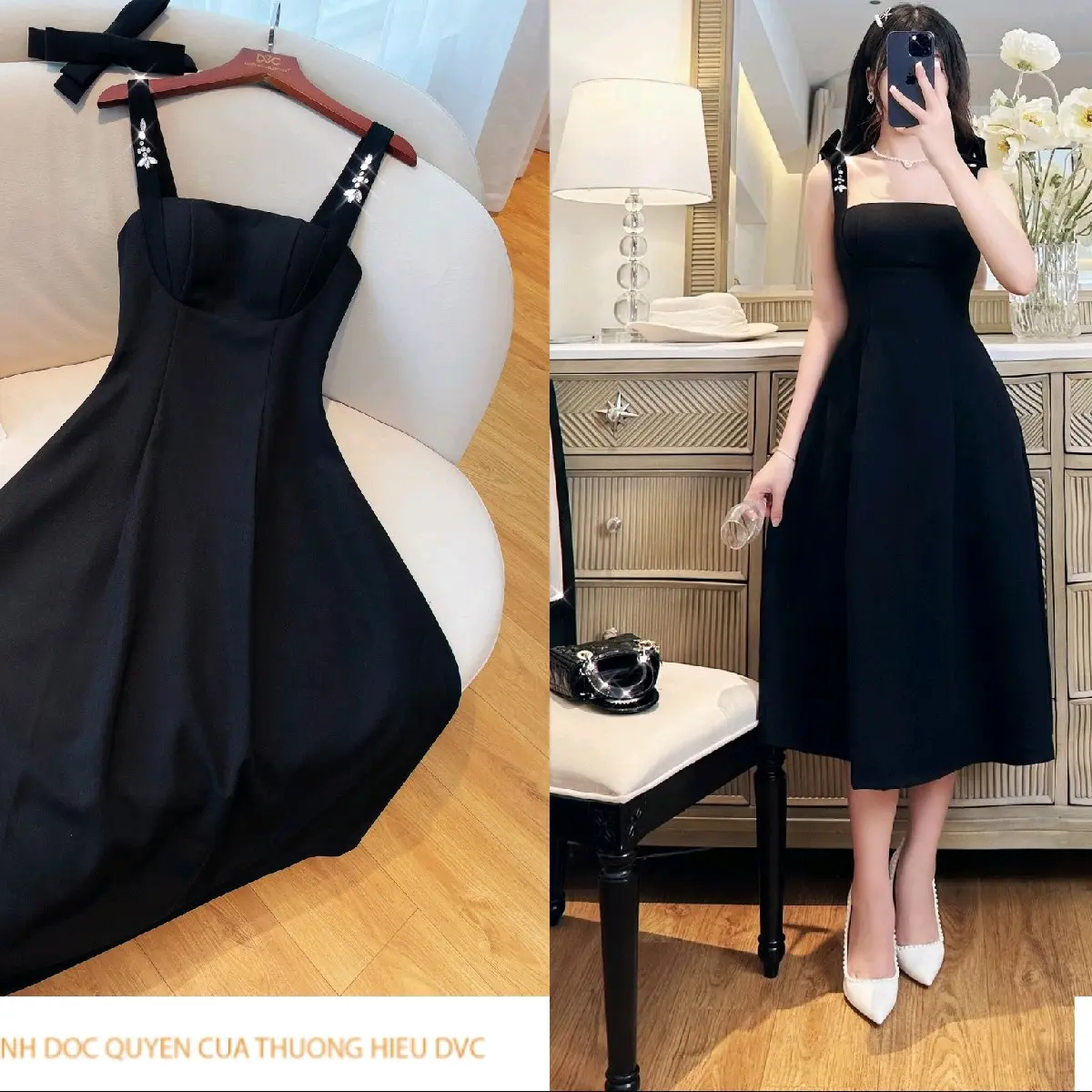 V4747 Váy thiết kế ôm eo thon gọn , ngực đính đá sang trọng Nữ Đầm Women Dress atonement green trắng vaytet