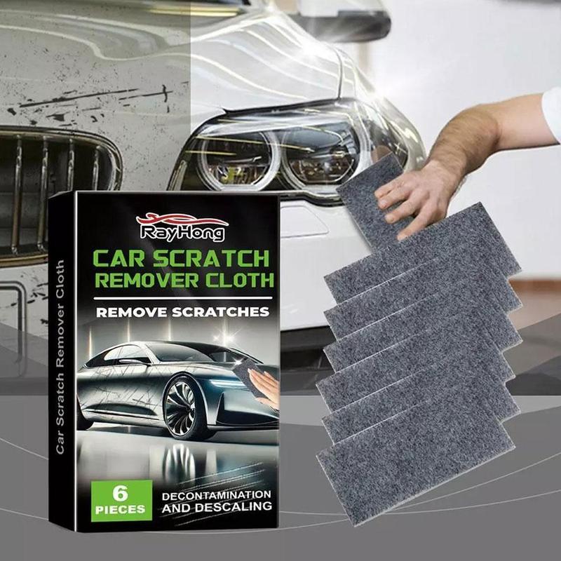 Product Introduction of 6pcs Nano Sparkle Car Cloth For Scratches Nano Magic Scratch Remover Cloth 11