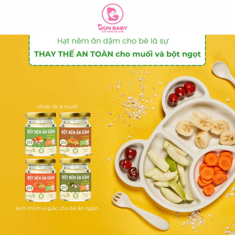 Product Introduction of Bột nêm gia vị ăn dặm ECOFOOD hạt nêm giúp bé ăn ngon miệng cho bé từ 6 tháng 50g 31