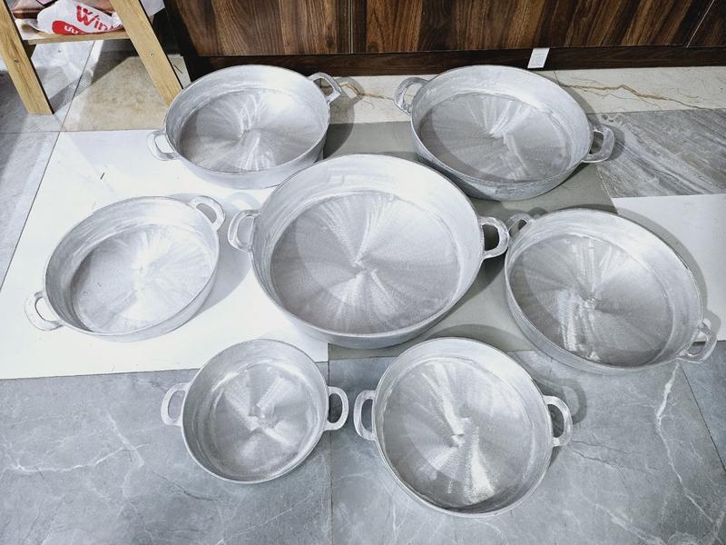 Chảo gang đáy bằng size 22cm-42cm chảo  nhôm xoong  gang