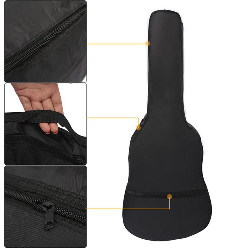 Product Introduction of Túi guitar, 38 inch, với túi Oxford, túi đeo vai, thích hợp cho phụ kiện và phụ kiện guitar 9