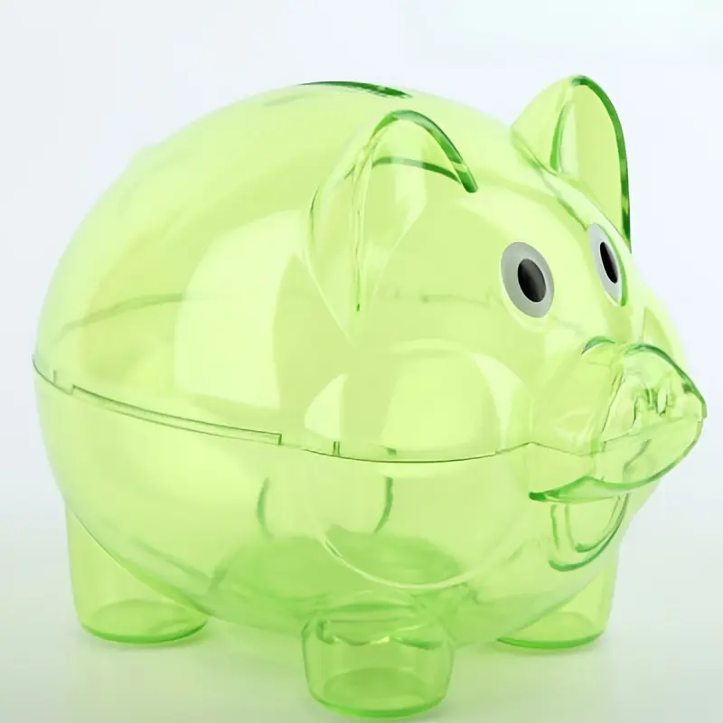 Vibrant Candy Color Cartoon Savings Bank - Fun & Functional Gift for Birthdays - Eye-Catching Desktop Decor, Available in a Sweet Palette