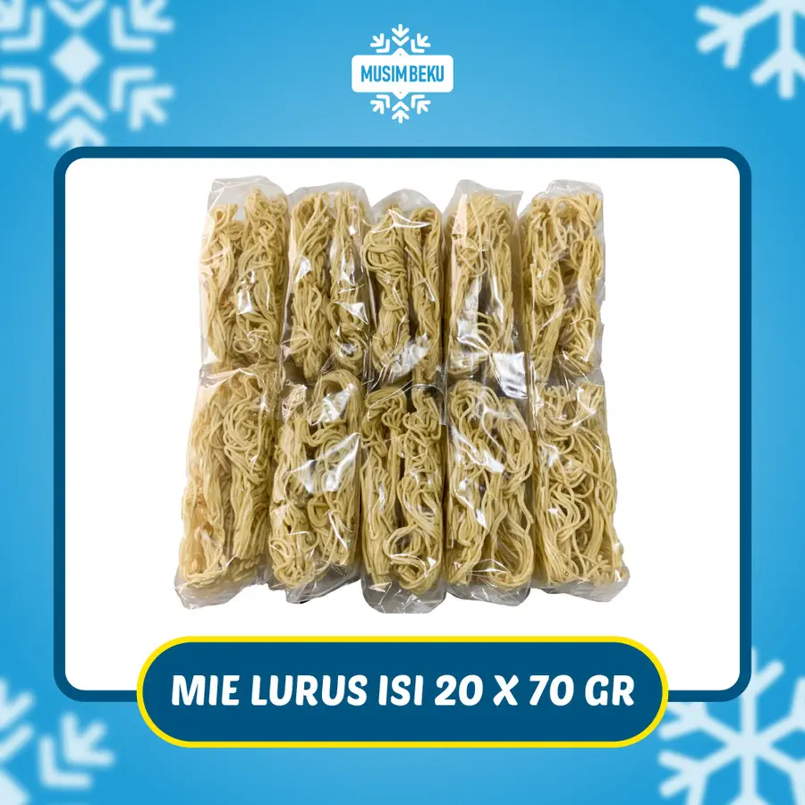 Mie Lurus Korea Isi 20 Pcs Food White Noodles