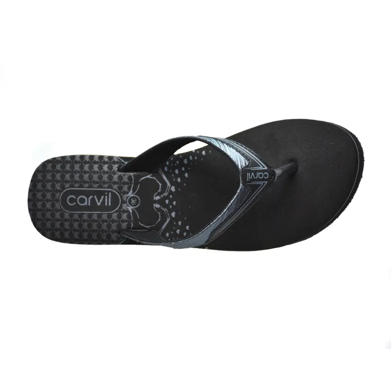 Carvil Sandal Wanita Alyssa-Lw Black/grey 3