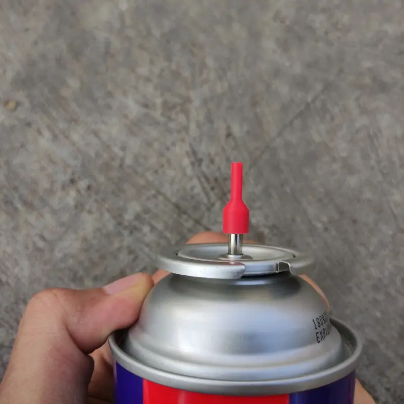 Kepala adapter konverter isi ulang korek gas Camping Kompor 2