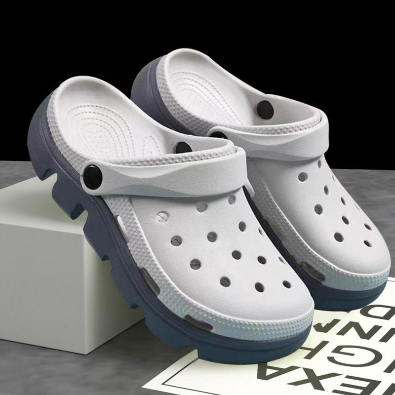 Guốc KÉP Áo Đi Bên Ngoài Nam Dép Thời Trang Sử Dụng Trong Nhà Đế Mềm Dép Đế Dày Chống Trượt Thích Hợp Cho Các Cặp Đôi Dép Đi Biển