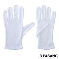 Gambar (3 pasang) Sarung Tangan Paskibra/Kaos Tangan Paskibra Putih - Putih Polos dari Alzura Kota Administrasi Jakarta Utara 1 Tokopedia