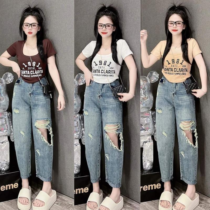 Áo Thun Nữ Kiểu Bigsize Áo Baby Tee Croptop Thun Tăm Lạnh Đẹp Dễ Thương Top Nữ MS001 Cổ tròn Ôm gọn Women