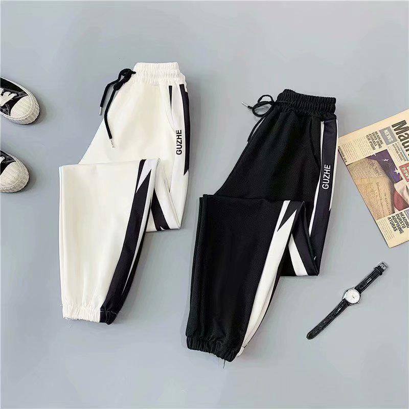 Quần Jogger Ngoại Cỡ Dành Cho Nam Và Nữ, Quần Thể Thao Dáng Rộng, Quần Harem Thể Thao, 2 Màu Có Sẵn, Quần Thể Thao Thường Ngày Thích Hợp Cho Các Cặp Đôi 3