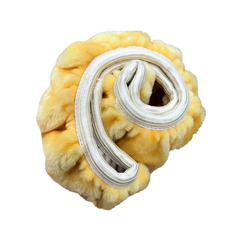 Product Introduction of High Quality Warm Car Steering Wheel Cover Gearshift Handbrake Cover Plush Thick Black Protector Super Women Decoration Soft Pink Man 24