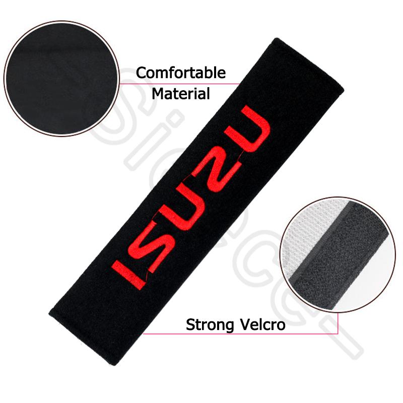 Product Introduction of Car Seat Belt Cover Universal Car Cotton Safety Belt Shoulder Protection Strap For Isuzu Mux DMax Panther Hilander Traviz Alterra Trooper Crosswind 12