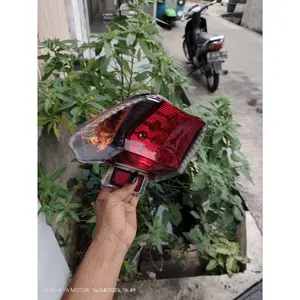 Lampu stop castem Hitam oren Supra X 125 old dan supra x 125 new fuul set