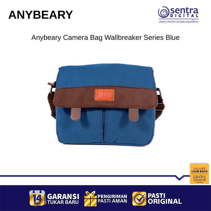 Gambar Anybeary Camera Bag Wallbreaker Series Blue dari Sentra Digital Kota Surabaya Tokopedia