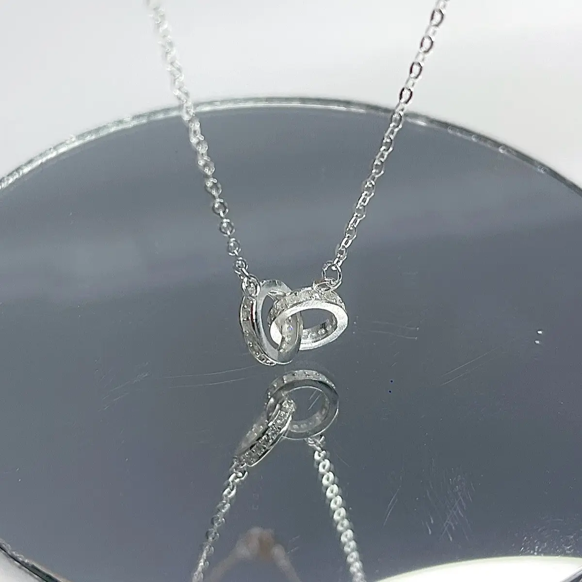 Dây chuyền nữ bạc ta Sol Silver tròn kép độc lạ siêu cá tính