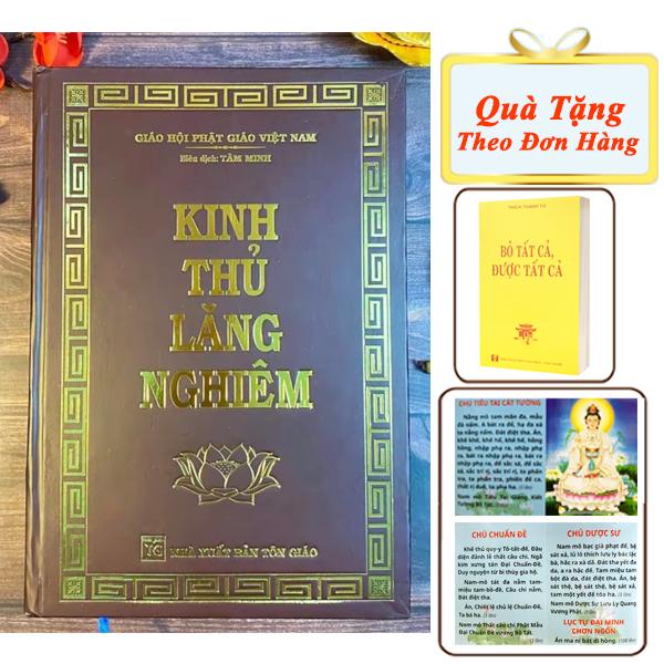 Sách - Kinh Thủ Lăng Nghiêm Bìa Cứng + Tặng Kèm Quyển Bỏ Tất Cả Là Được Tất Cả + Tờ Chú Đại Bi - Sáng Tạo Trẻ 79