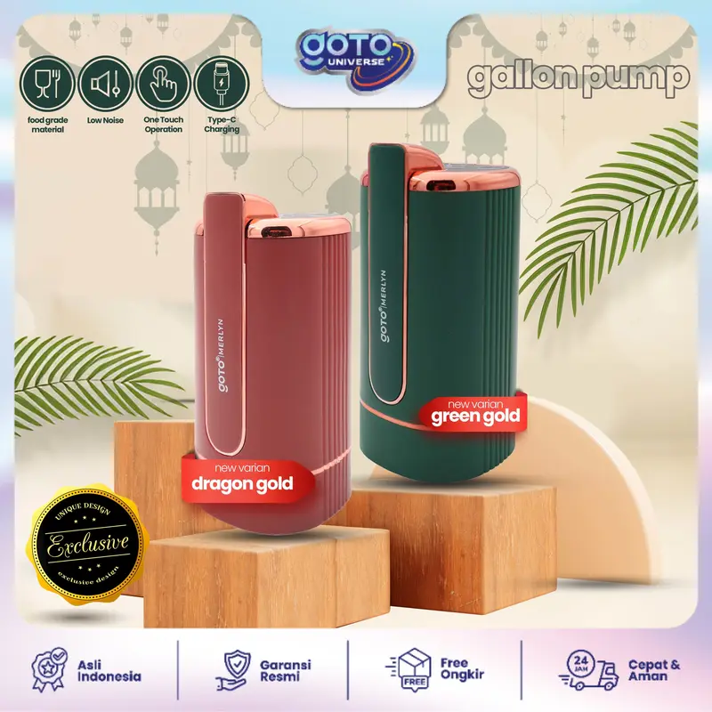 Goto [COD] Merlyn Pompa Galon Lipat Electric Dispenser Air Minum USB Charge 0