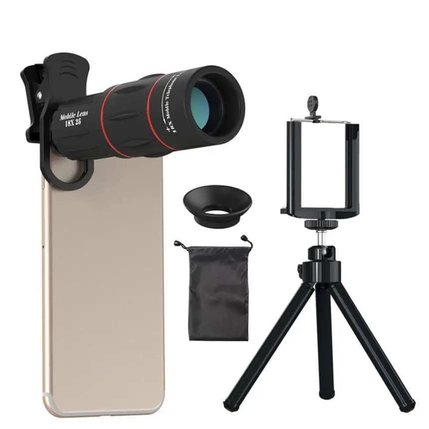 18X Lensa + Klip + Tripod