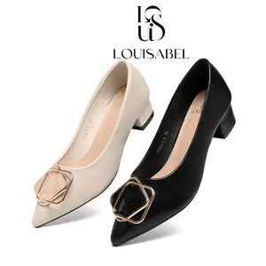 LOUISABEL Vera Block Heels Sepatu Wanita Hak Tahu Hak Tinggi LSB-1368-LA