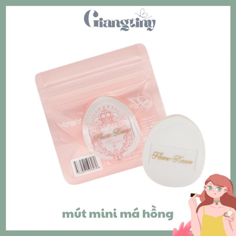Mút mini mút đôi Hoa Biết Flower Knows Mút cushion má hồng cọ  má mut danh set chính hãng makeup