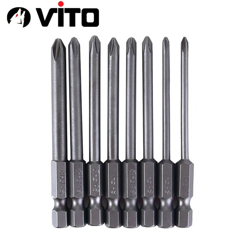 Bộ Mũi Vít Đầu Bake Từ Tính Chân Lục Giác VITO Thép S2 Các Kích Cỡ (Xem Phân Loại)