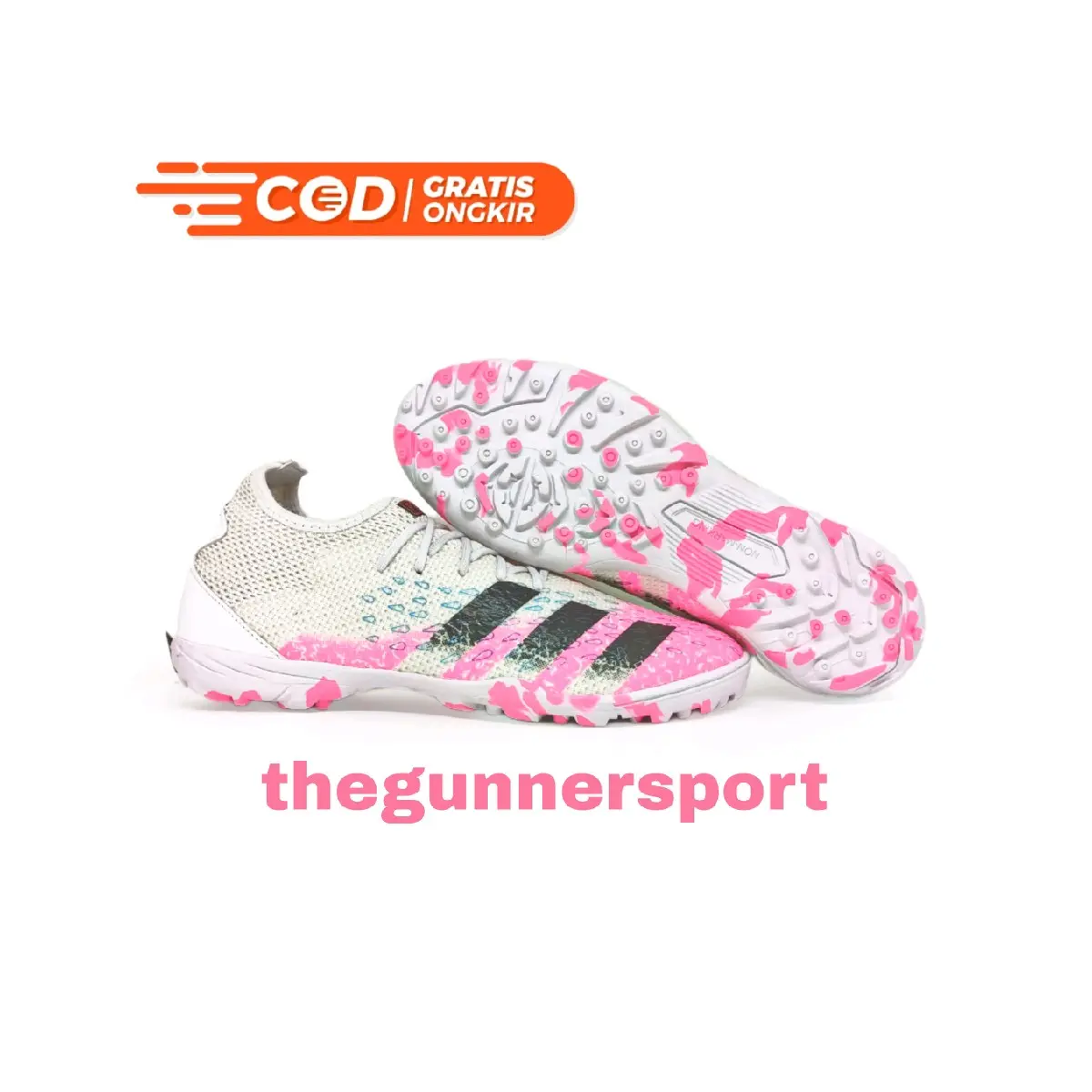 Sepatu Futsal Predator Terbaru Gratis Kaos Kaki/Deker(COD) Uniseks