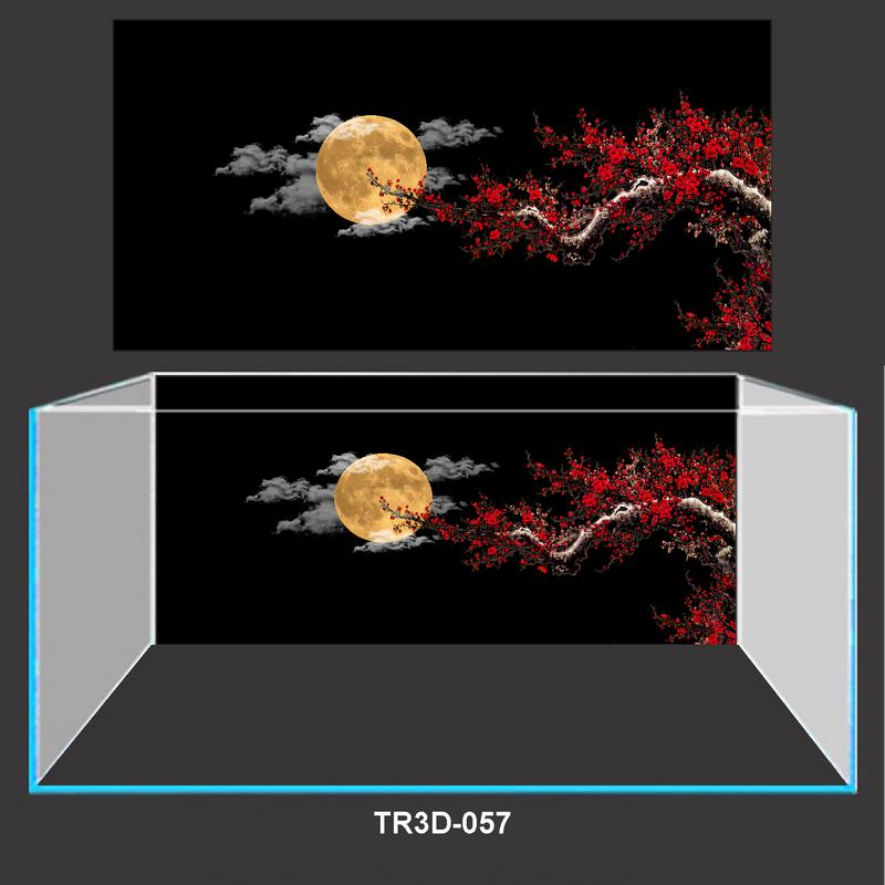 Tranh 3D Dán Bể Cá Mẫu TR3D-057 - PVC Chống Thấm Nước