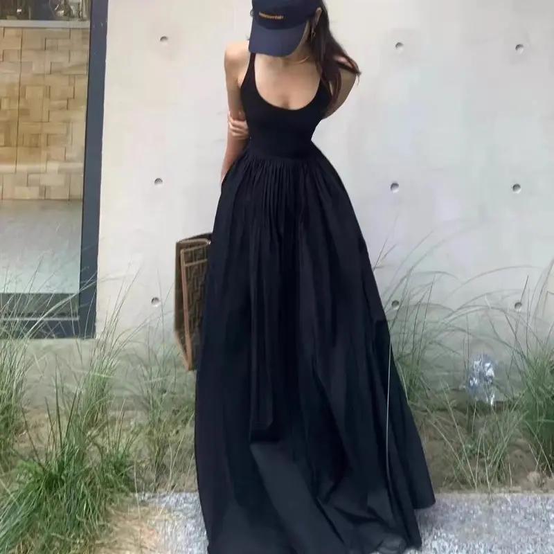 Váy Hai Dây.............. Nữ Dress Hồng 7