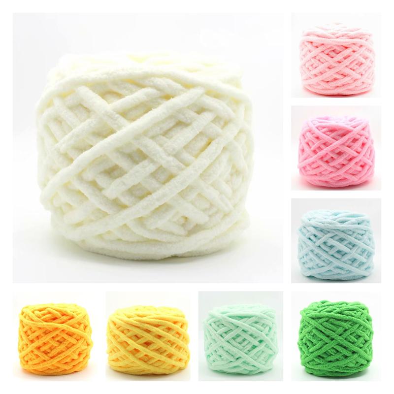 1 Roll 32M Yarn Soft Wide Usage Polyester Hand Woven DIY Craft - TikTok ...