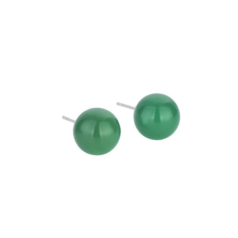 Hoa tai Chalcedony tự nhiên, Aier Yuan, Thiết kế cổ điển và đơn giản, Thích hợp cho khuyến mãi giao thông trực tiếp, Lợi ích và sự kiện, Được làm bằng Jade, Độc đáo và đơn giản 3