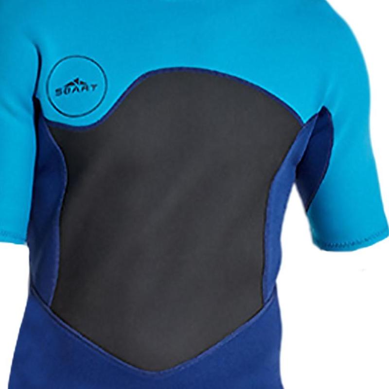 Product Introduction of Mens 2mm Shorty Wetsuit Full Body Short Sleeve Diving Suit Back Zip Wetsuit for Diving Snorkeling Surfing Swimming Water Sports 2