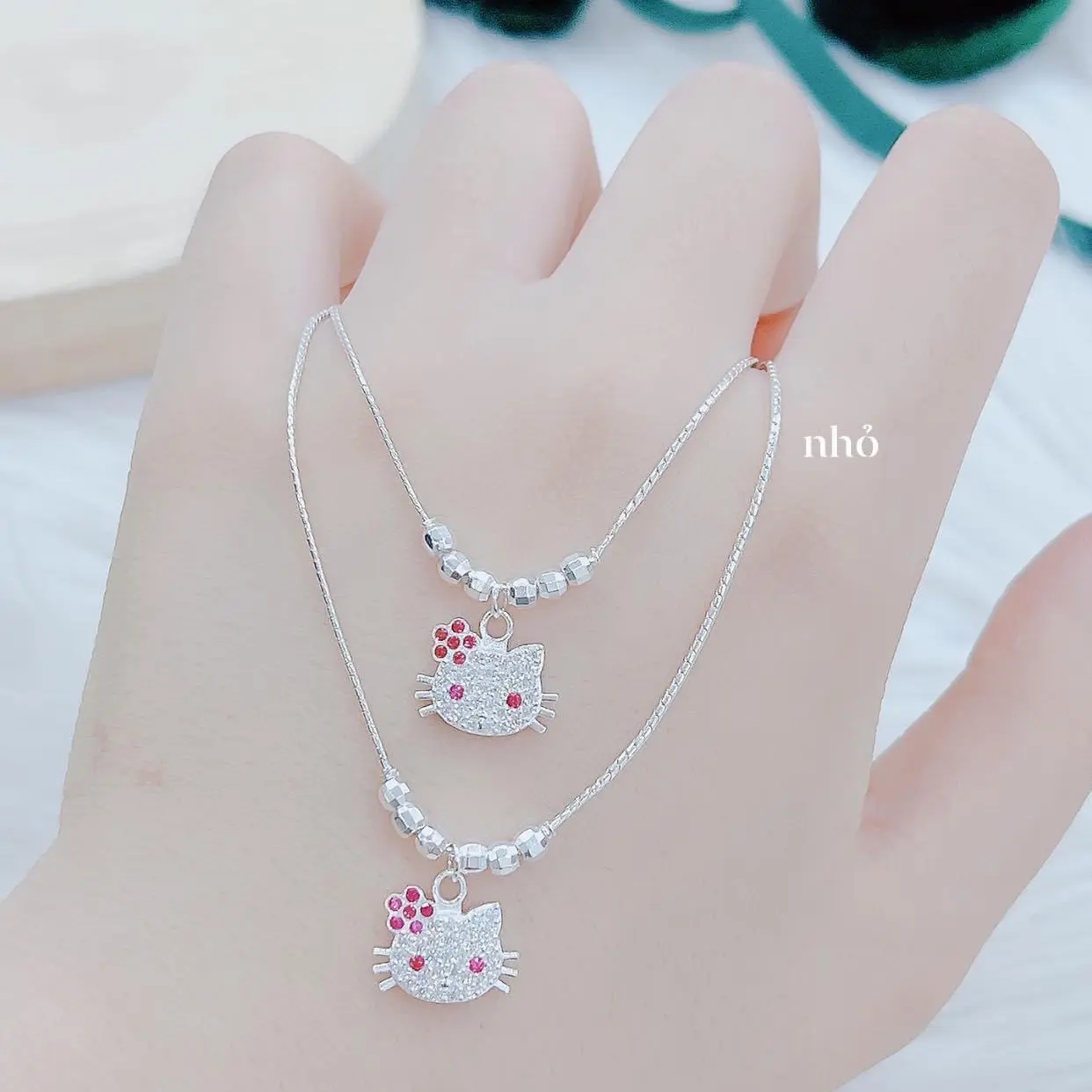 Dây chuyền liền mặt mèo kít ty