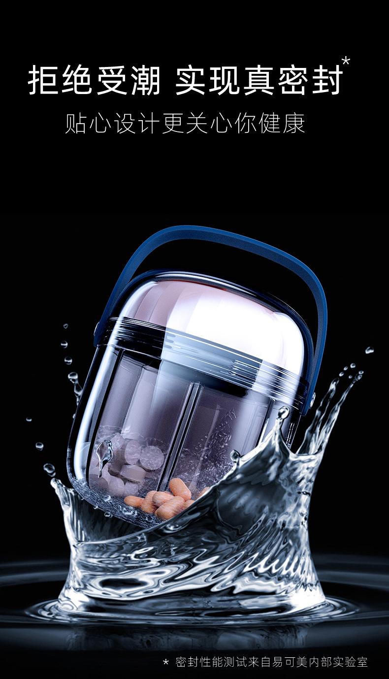Product Introduction of Portable Pill Box Seven Days a Week Carry Dispenser Three Meals a Day Medicine Drug Storage Separately Packed Case Sealed Waterproof 6