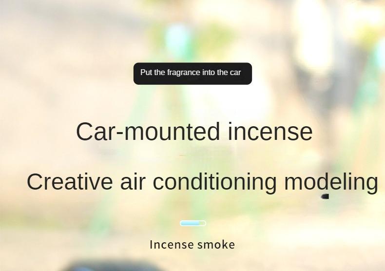 Product Introduction of Car Mini Air Conditioning Model Fragrance Car Air Outlet Fragrance Car Interior Decoration Perfume Durable Ornaments 1