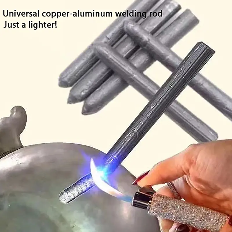 Thanh hàn nhiệt độ thấp, Thông Dụng, 3 / 4Pcs, Đun chảy đồng, sắt và thép không gỉ, Thanh hàn, để hàn lại Al, Dụng cụ