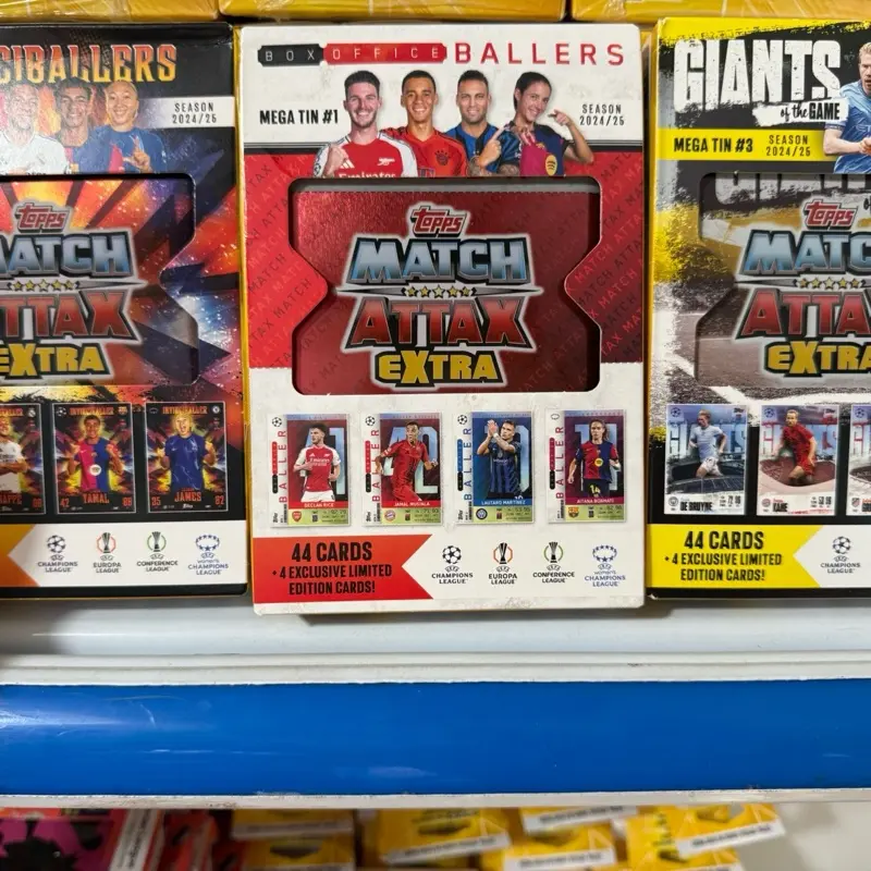 [ Chọn Ngẫu Nhiên ] [ Mega Tin ] Hộp Thẻ Lớn Match Attax Champions League EXTRA Mùa 2024/25 24/25 ( 48 thẻ ) 5