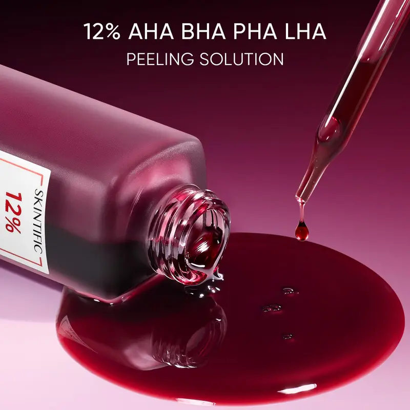 【live3】SKINTIFIC  Acid Peeling Solution Serum 30ml | Eksfoliasi Essence Wajah Mengangkat Sel Kulit Mati Exfoliating Anti Acne Mencerahkan Jerawat Dark Spot 3